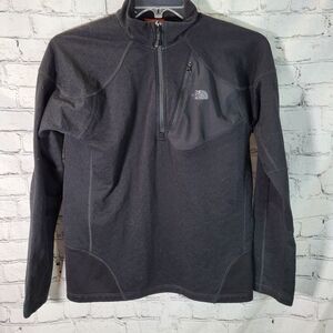 The North Face, Black‎ 1/2 Zip Pullover Top, Men's M
